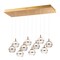 Et2 Swank LED 10-Light Linear Pendant E24599-93NAB - alternate 1